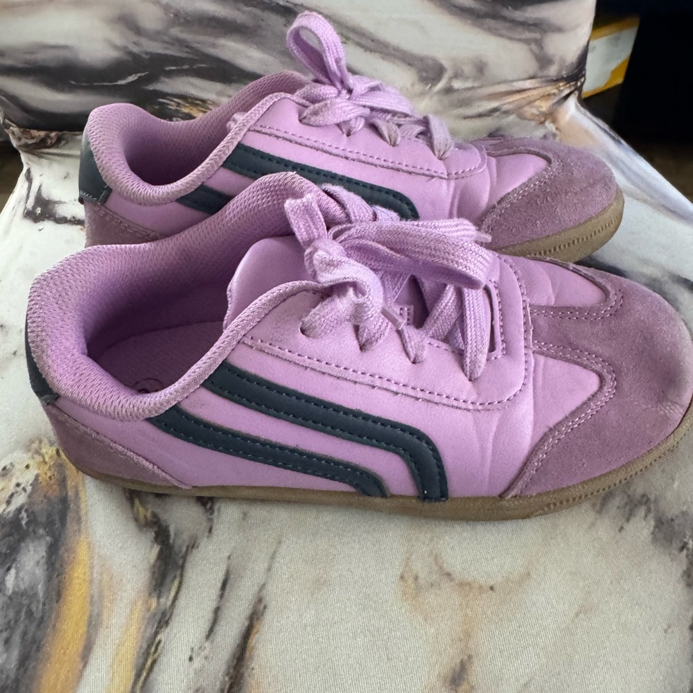 Cat & Jack Pink and Gray Kids Sneakers